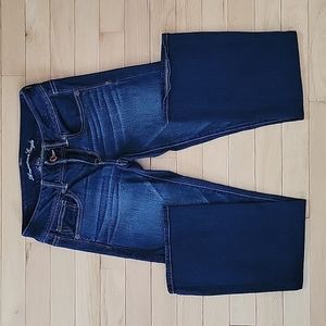 3/$15 AMERICAN EAGLE "slim boot" boot cut jeans size 2S